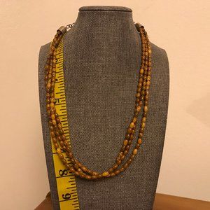 Jay King Three-Strand Barrel Beaded Necklace